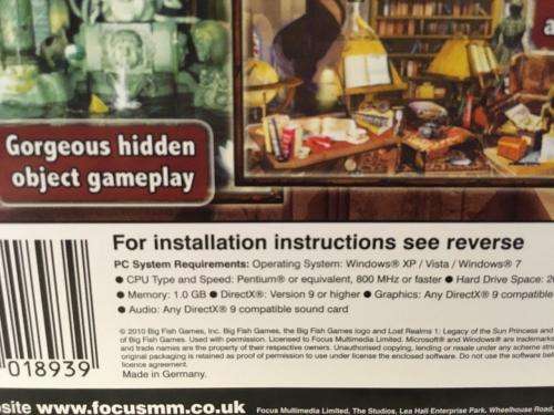 PC - The Hidden Mystery Collectives - Lost Realms 1 & 2 - Hidden Object Game