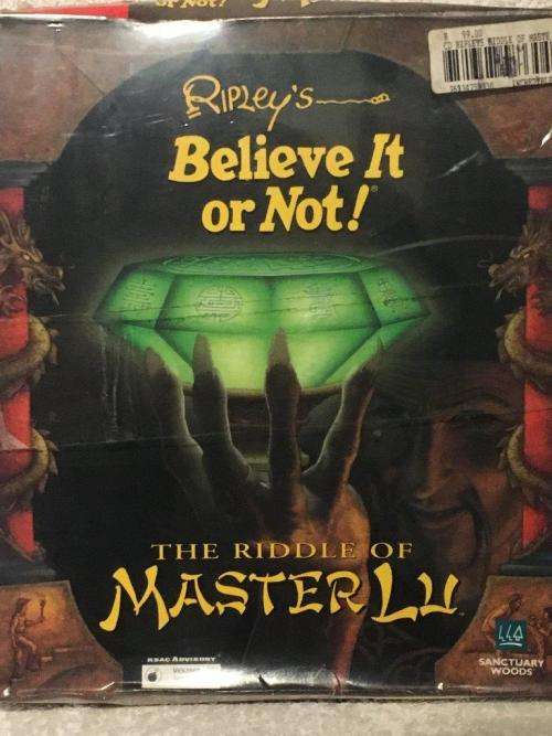 PC - Ripley's Believe it or Not! The Riddle of Master Lu (Sealed) (Big Box Game DOS ) - Retro Gaming