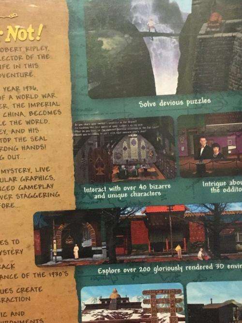 PC - Ripley's Believe it or Not! The Riddle of Master Lu (Sealed) (Big Box Game DOS ) - Retro Gaming