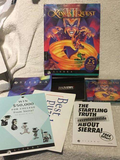 PC - King's Quest VII The Princeless Bride (Big Box Game Win 3.1 ) - Retro Gaming