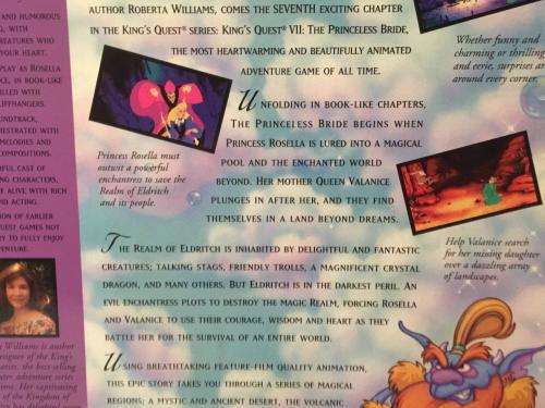 PC - King's Quest VII The Princeless Bride (Big Box Game Win 3.1 ) - Retro Gaming