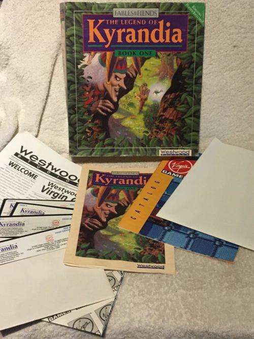 PC - The Legend of Kyrandia Book One (Big Box Game Dos Floppy Disc ) - Retro Gaming