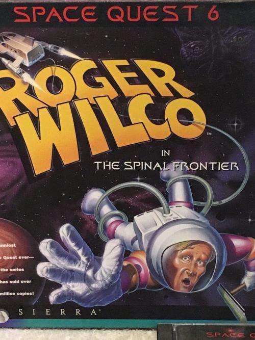 PC - Space Quest 6 Roger Wilco & the Spinal Frontier (Big Box Game DOS win 3.1) - Retro Gaming