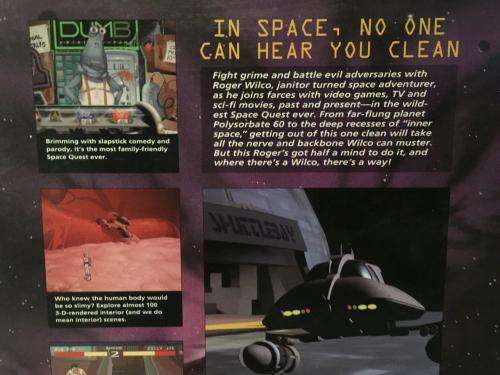 PC - Space Quest 6 Roger Wilco & the Spinal Frontier (Big Box Game DOS win 3.1) - Retro Gaming