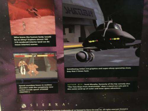 PC - Space Quest 6 Roger Wilco & the Spinal Frontier (Big Box Game DOS win 3.1) - Retro Gaming