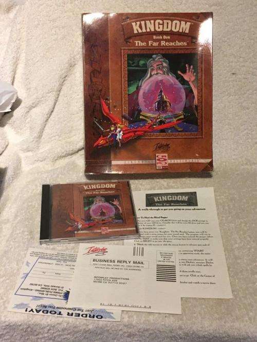 PC - Kingdom The Far Reaches Book One (Big Box Game DOS win 3.1) - Retro Gaming