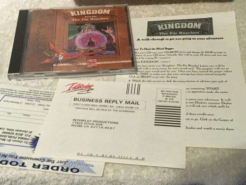 PC - Kingdom The Far Reaches Book One (Big Box Game DOS win 3.1) - Retro Gaming