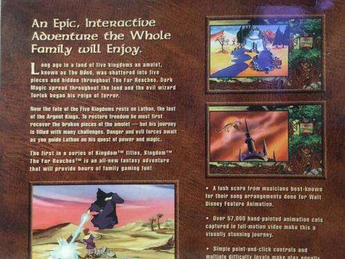 PC - Kingdom The Far Reaches Book One (Big Box Game DOS win 3.1) - Retro Gaming