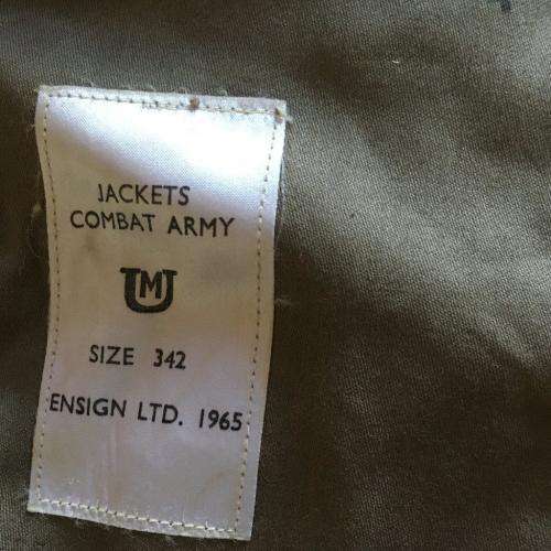 Old SADF Bunny Jacket - Size 342 Ensign Limited 1965 - Jackets Combat Army