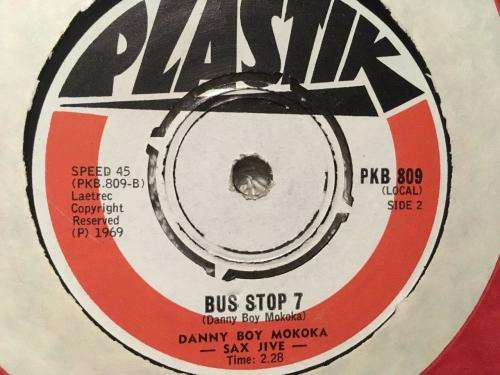 Seven Single - Danny Boy Mokoka - Pelindaba No 17/ Bus Stop 7 (PKB 809 - Very Scarce)