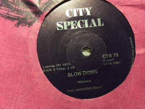 Seven Single - The Movers - Mountain Breeze / Slow Down (CYB 79 - Very Scarce)