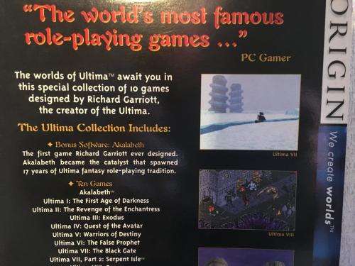 PC - Ultima Collection - (Big Box - Win 95) - Retro Gaming