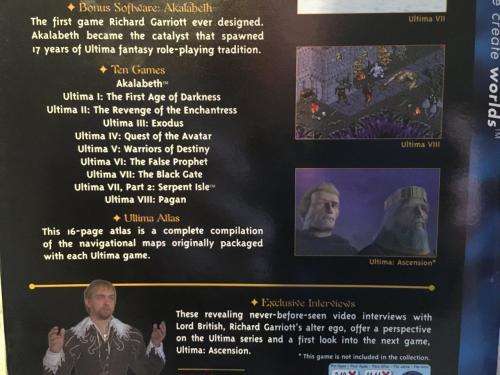 PC - Ultima Collection - (Big Box - Win 95) - Retro Gaming