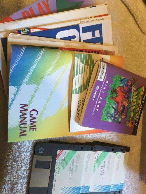 PC - Space Quest V Roger Wilco The Next Mutation - (Big Box - Dos Stiffy Disc) - Retro Gaming