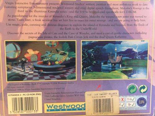 PC - The Legend Of Kyrandia Book Three - (Big Box - IBM) - Retro Gaming