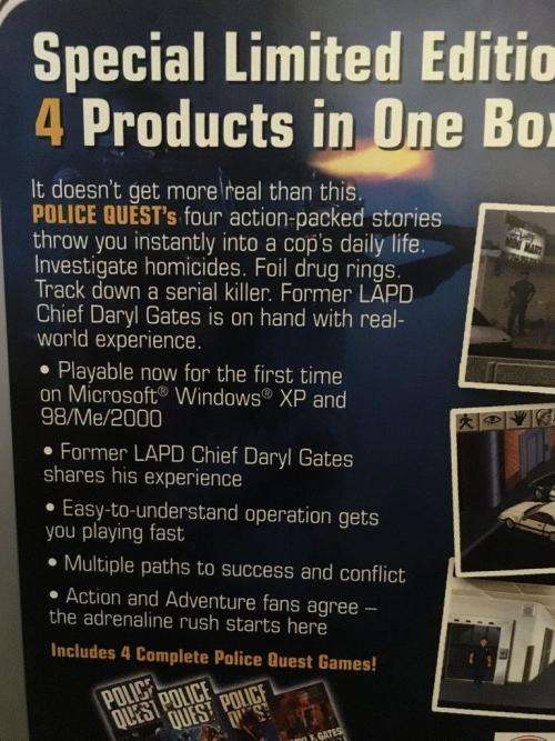 PC - Police Quest - Special Limited Edition