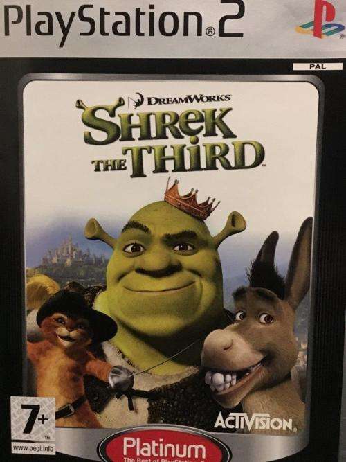 PS2 - Shrek The Third Platinum