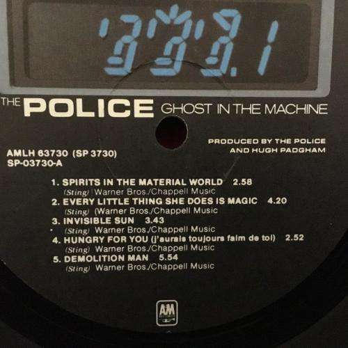 LP - The Police - Ghost In The Machine