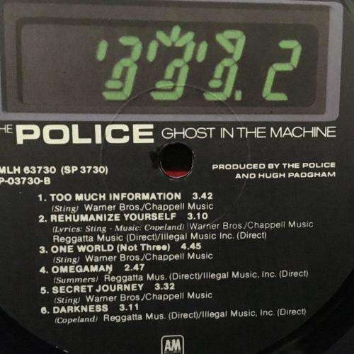 LP - The Police - Ghost In The Machine