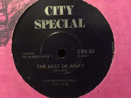Seven Single - The Movers - The Best of Away / Toasted Chops (CYB 83 - Very Scarce)