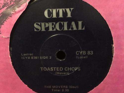 Seven Single - The Movers - The Best of Away / Toasted Chops (CYB 83 - Very Scarce)