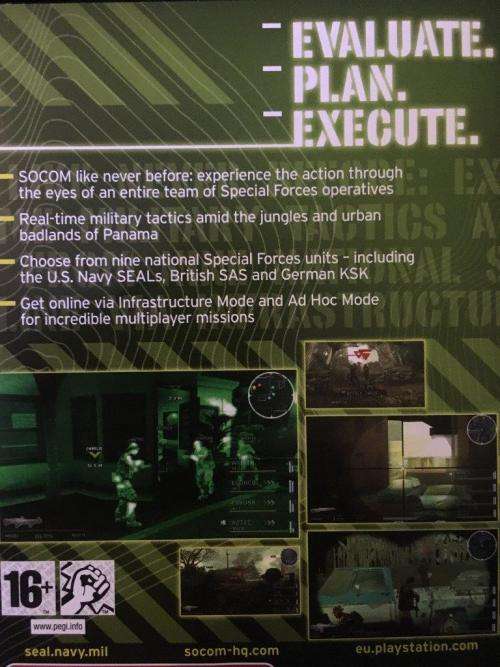 PSP - Socom U.S. Navy Seals Tactical Strike