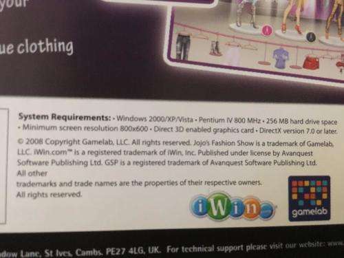 PC - JOJO`s Fshion Show - Click & Play Games