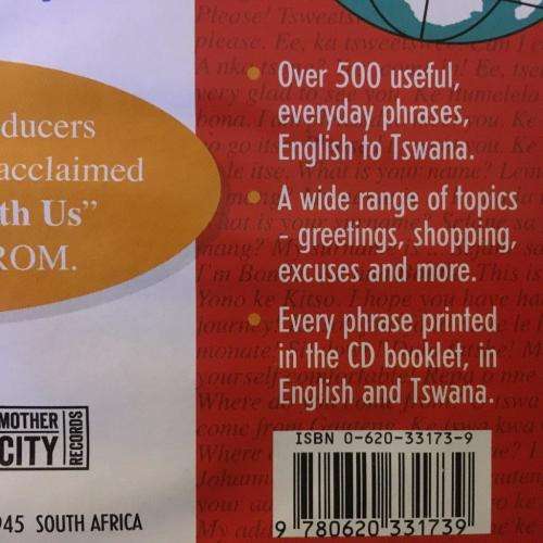 CD - Everyday Tswana Phrases