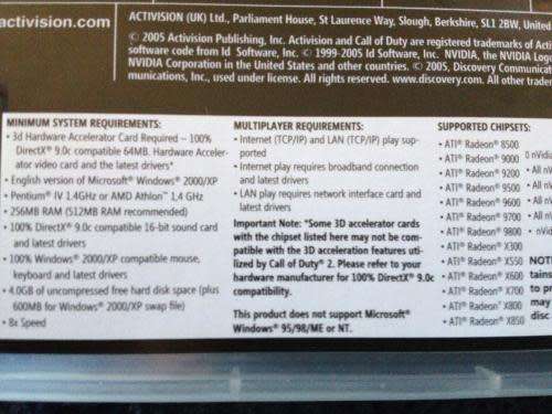 PC - Call of Duty 2 - Super Hits