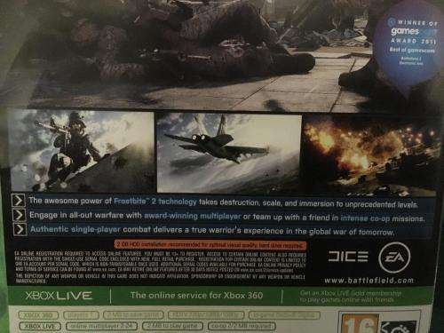 Xbox 360 - Battlefield 3