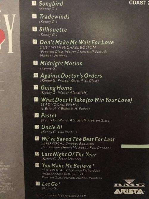 CD - Kenny G - The Collection