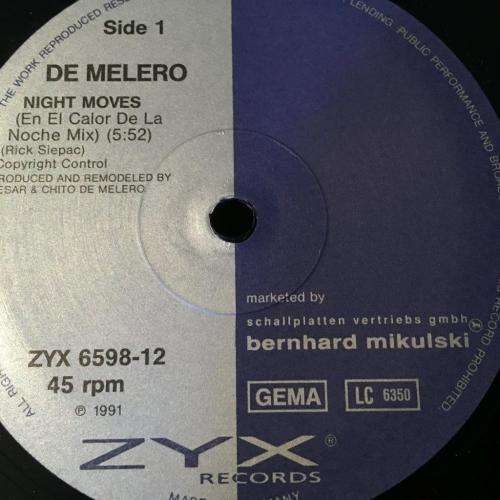 12` Maxi - de Melero - Night Moves (12`)