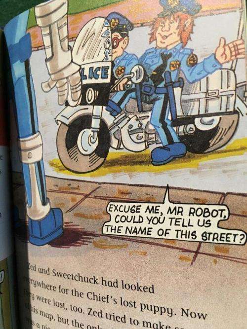 Police Academy The Series Cops And Robots - Buzz Books 1991 Hard Cover