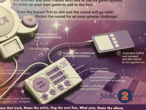 Noot Vir Noot - The Interactive Electronic Game / Interaktiewe Tuismusiekspeletjie (As New)