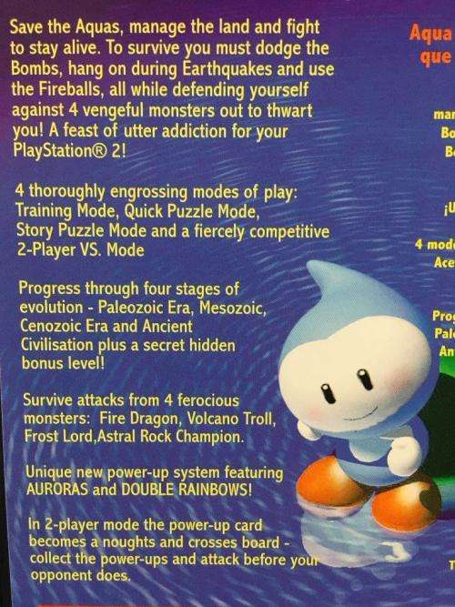 PS2 - Aqua Aqua: Wetrix 2