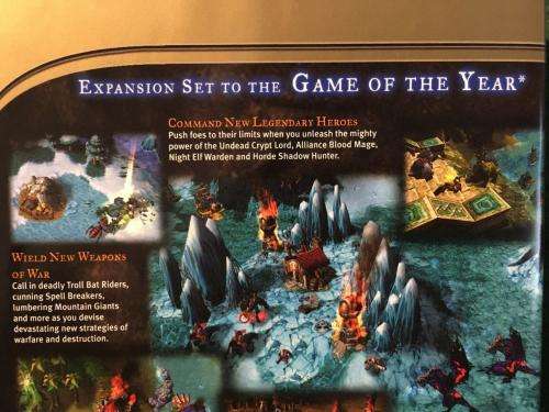 PC - Warcraft The Frozen Throne Expansion Set