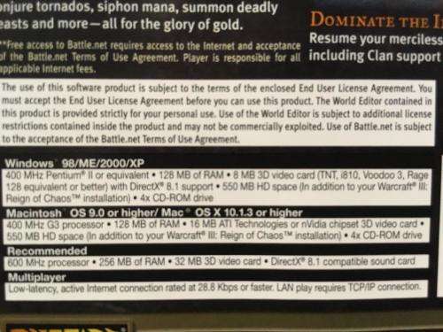 PC - Warcraft The Frozen Throne Expansion Set