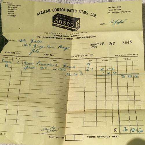 Vintage Corona President Jr Splicer for 8mm & 16mm Film Boxed with original invoice 1955