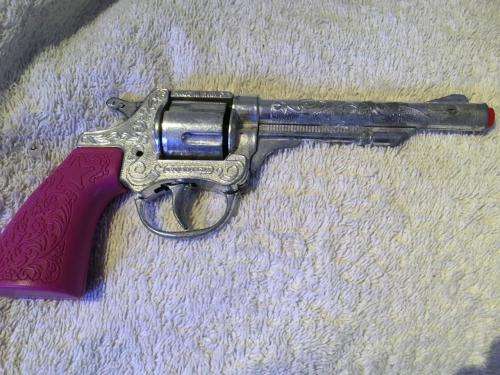 GONHER No 80 Castalla 44 die-cast toy gun pistol 8 shot revolver Made in Spain