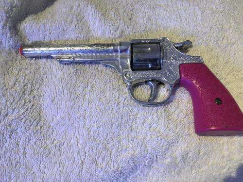 GONHER No 80 Castalla 44 die-cast toy gun pistol 8 shot revolver Made in Spain