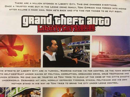 PS2 - Grand Theft Auto Liberty City Stories
