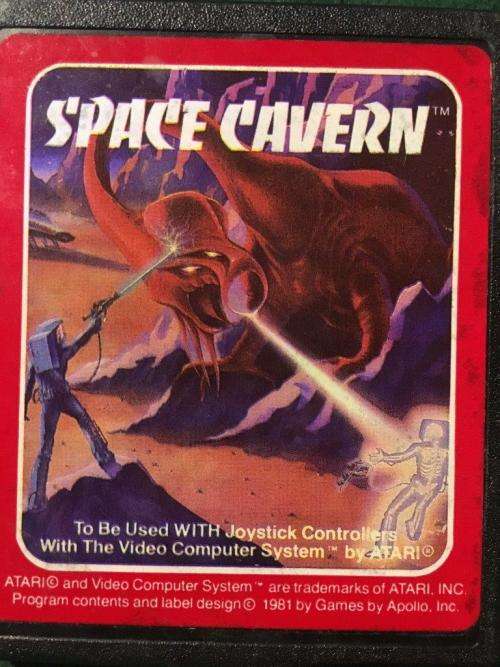 Atari - Space Cavern Cartridge