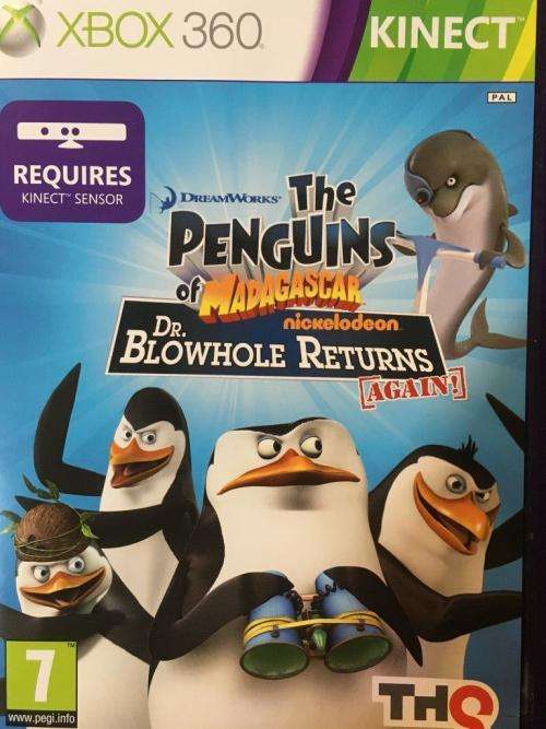 Xbox 360 - Kinect The Penguins of Madagascar Dr. Blowhole returns again
