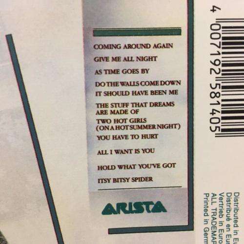 CD - Carly Simon - Coming Around Again