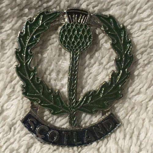 Rugby Small Metal Plaque Scotland