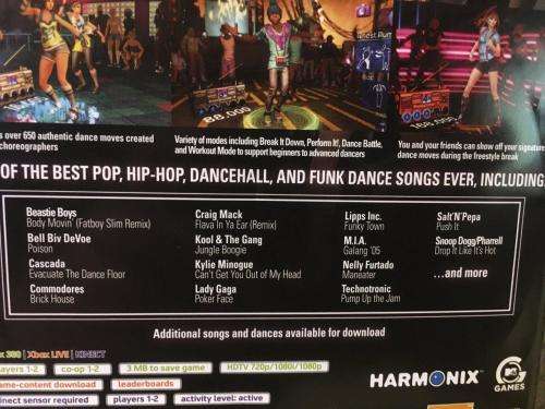 Xbox 360 - Kinect Dance Bundlen (No2) -  3 Games - See description (Requires Kinect Sensor)