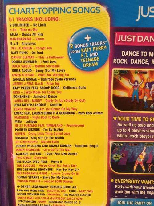 Xbox 360 - Kinect Dance Bundlen (No2) -  3 Games - See description (Requires Kinect Sensor)