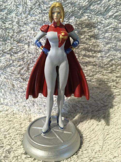 DC Chess Collection - Powergirl no Magazine Eaglemoss Collections