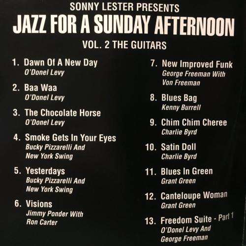 CD - Sonny Lester Presents - Jazz For A Sunday Afternoon Vol.2 The Guitars