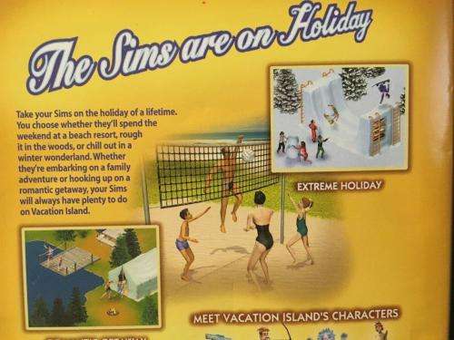 PC - The Sims - On Holiday Expansion Pack